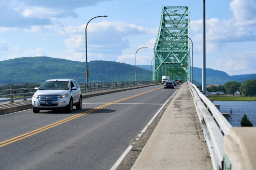 Été,Saison,Nouveau Brunswick,Région,Cambellton,Pont,Suspendu,Jour,Temps